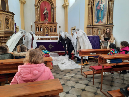 Velikonoční příběh v kostele sv. Vojtěcha - Berušky